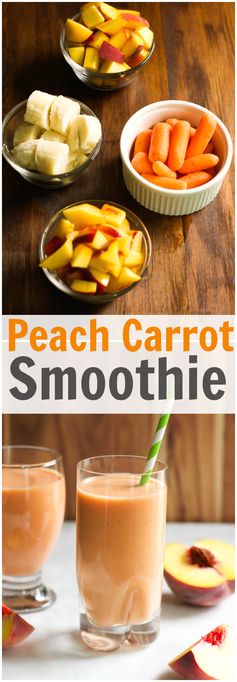 Peach Carrot Smoothie