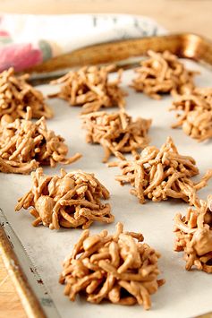 Peanut Butter and Butterscotch Haystacks