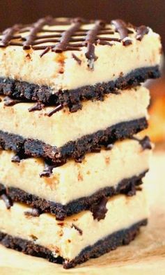 Peanut Butter Chocolate Cheesecake Bars