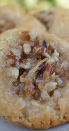 Pecan Pie Thumbprint Cookies