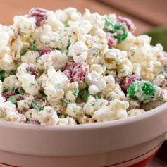 Peppermint Crunch Popcorn