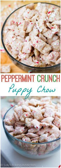 Peppermint Crunch Puppy Chow