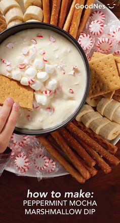 Peppermint Mocha Marshmallow Dip