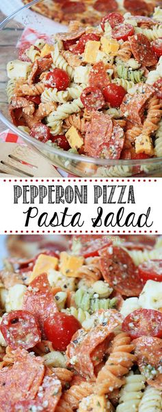 Pepperoni Pizza Pasta Salad