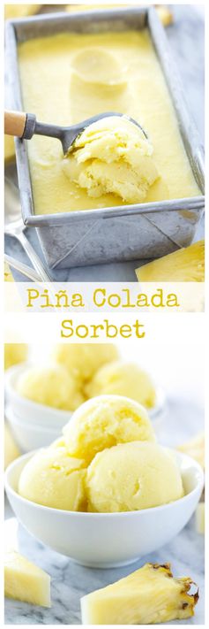 Piña Colada Sorbet