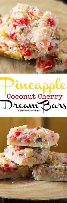 Pineapple Coconut Cherry Dream Bars