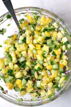 Pineapple Cucumber Salsa