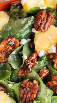 Pineapple Spinach Salad