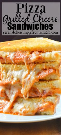 Pizza Grilled Cheese Sandwiches