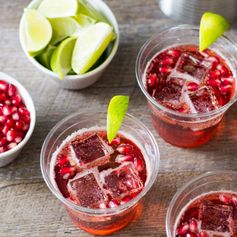 Pomegranate Sparkler with Ginger Ale