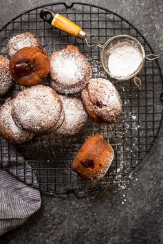 Potato Jelly Doughnuts [Potato Sufganiyot]