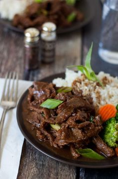 Pressure Cooker Mongolian Beef