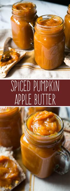 Pressure Cooker Spiced Pumpkin Apple Butter