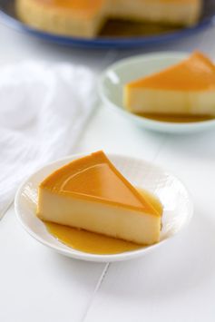 Puerto Rican Flan de Queso (Cheese Flan