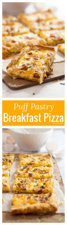 Puff Pastry Breakfast Pizza