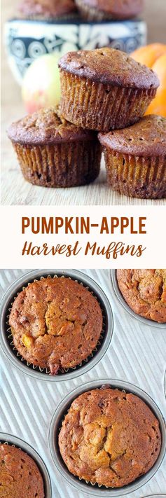 Pumpkin Apple Harvest Muffins