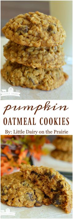 Pumpkin Oatmeal Cookies