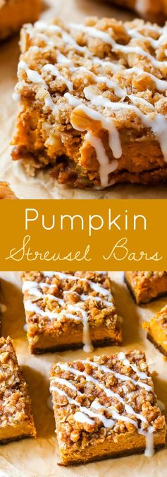 Pumpkin Streusel Bars