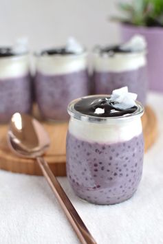 Purple Sweet Potato Tapioca Pudding