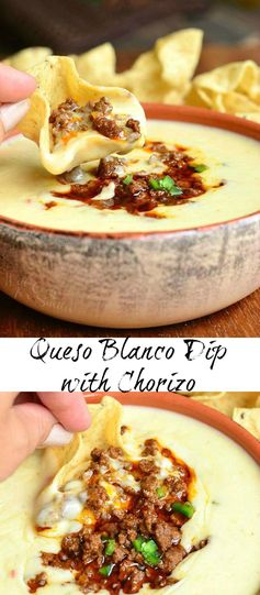 Queso Blanco Dip with Chorizo