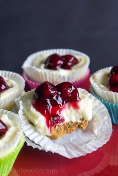 Quick Cherry No Bake Cheesecakes