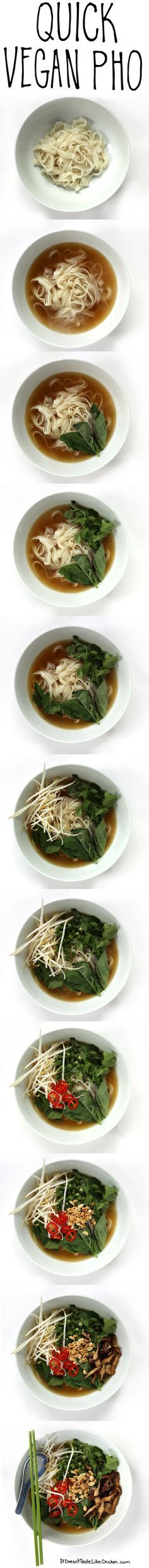 Quick Vegan Pho