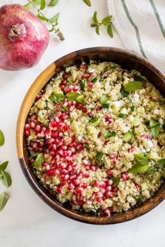 Quinoa Salad with Pomegranate, Feta & Mint