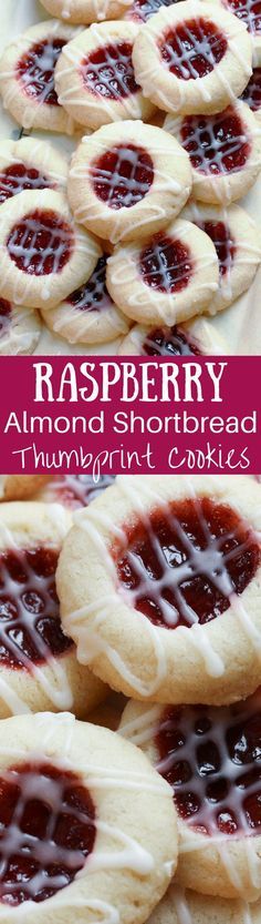 Raspberry Almond Shortbread Thumbprints ~ The Great Food Blogger Cookie Swap 2012