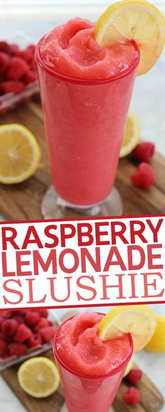 Raspberry Lemonade Slushie