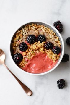 Raspberry Orange Mango Smoothie Bowl