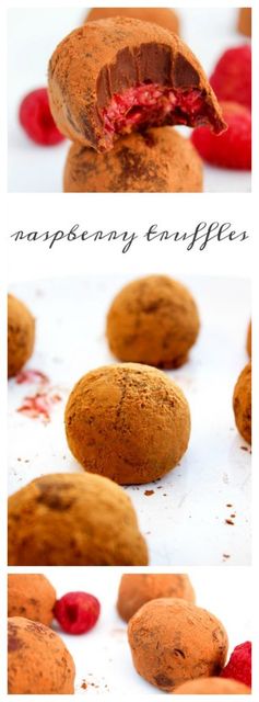 Raspberry Truffles