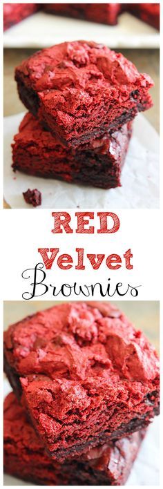 Red Velvet Brownies