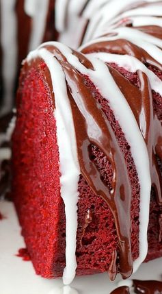 Red Velvet Sour Cream Bundt Cake