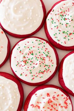 Red Velvet Sugar Cookies