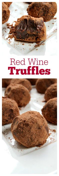 Red Wine Truffles