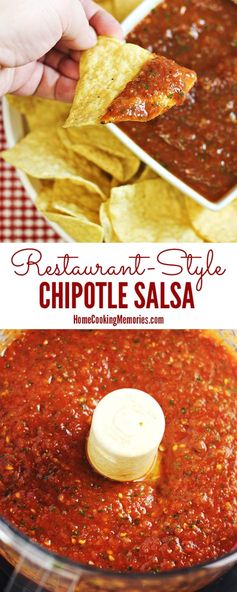 Restaurant-Style Chipotle Salsa