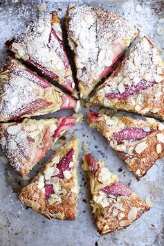 Rhubarb-Almond Cake