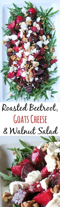 Roasted Beetroot, Goats Cheese & Walnut Salad