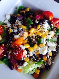 Roasted Corn and Black Bean Salad (21 Day Fix