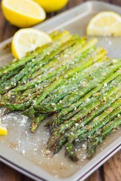 Roasted Lemon Parmesan Asparagus