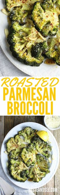 Roasted Parmesan Broccoli