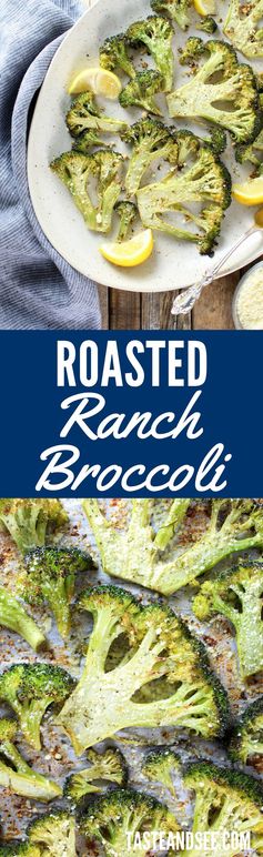 Roasted Ranch Broccoli