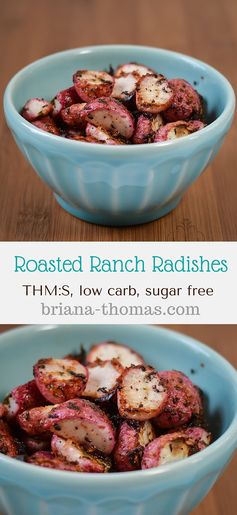 Roasted Ranch Radishes