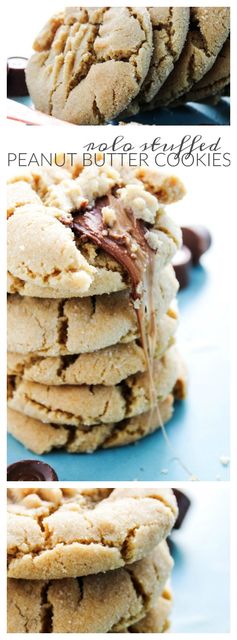 Rolo Stuffed Peanut Butter Cookies