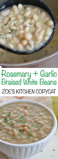 Rosemary Garlic White Beans (Zoe’s Kitchen Copycat