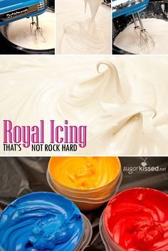Royal Icing That Doesn't Dry Rock Hard