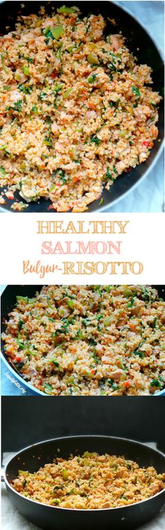 Salmon Bulgur Risotto