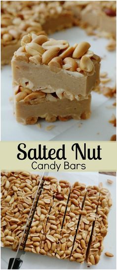 Salted Nut Candy Bars