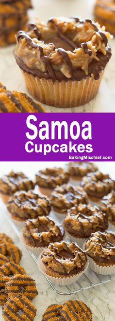 Samoa Cupcakes