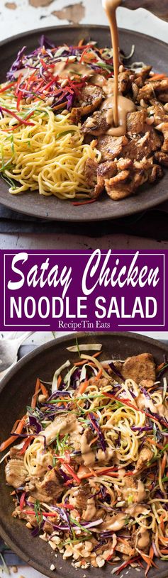 Satay Chicken Noodle Salad